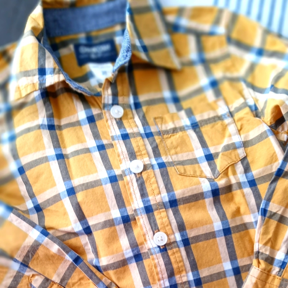 Oshkosh B'gosh toddler boy's button up shirt, 2T